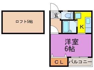 ポラリス井尻Ⅴの物件間取画像